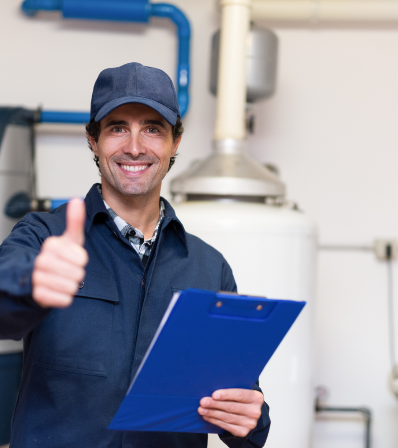 Técnico da Bomba & Cia pronto para atendimento de plantão